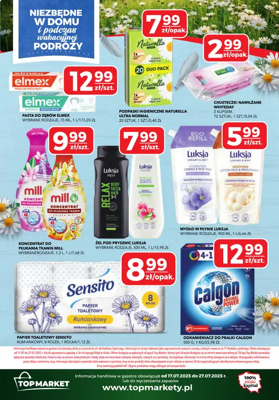 Top Market - gazetka promocyjna Gazetka od czwartku 17.07 do niedzieli 27.07 - strona 12