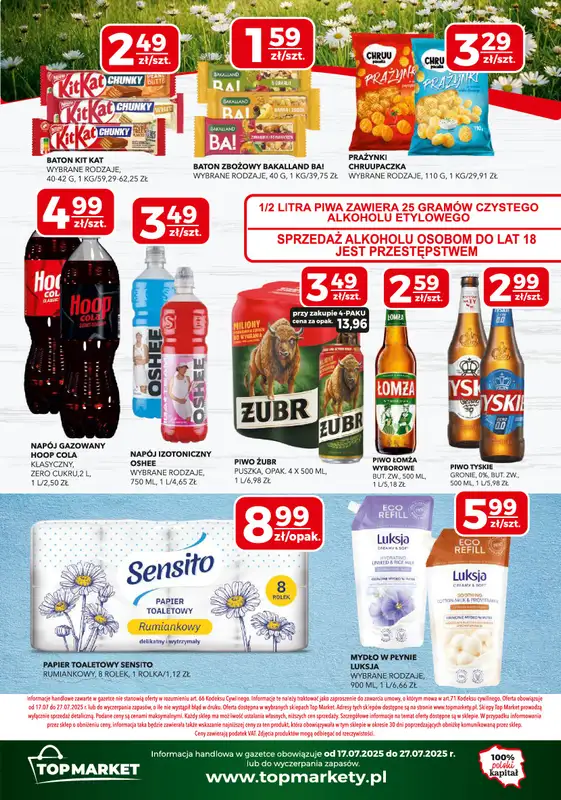 Top Market - gazetka promocyjna Gazetka od czwartku 17.07 do niedzieli 27.07 - strona 2