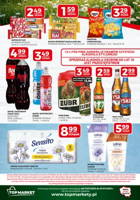 Top Market - gazetka promocyjna Gazetka od czwartku 17.07 do niedzieli 27.07 - strona 2 Top Market - gazetka promocyjna Gazetka od czwartku 17.07 do niedzieli 27.07 - strona 2