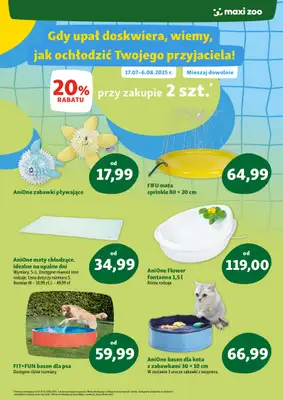 MAXI ZOO - gazetka promocyjna Maxi Zoo - Wakacyjne okazje od czwartku 17.07 do czwartku 31.07 - strona 2 MAXI ZOO - gazetka promocyjna Maxi Zoo - Wakacyjne okazje od czwartku 17.07 do czwartku 31.07 - strona 2