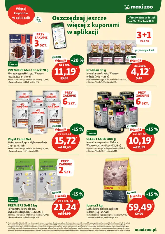 MAXI ZOO - gazetka promocyjna Maxi Zoo - Wakacyjne okazje od czwartku 17.07 do czwartku 31.07 - strona 6