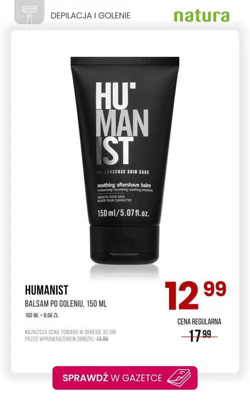 Drogerie Natura - gazetka promocyjna Depilacja i golenie - promocje! od poniedziałku 14.07 do wtorku 22.07 - strona 3