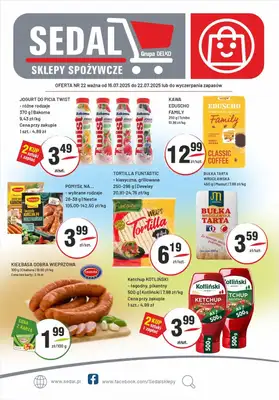 Sedal - gazetka promocyjna Gazetka od środy 16.07 do wtorku 22.07