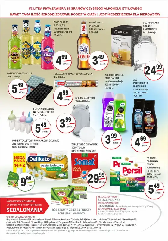 Sedal - gazetka promocyjna Gazetka od środy 16.07 do wtorku 22.07 - strona 4