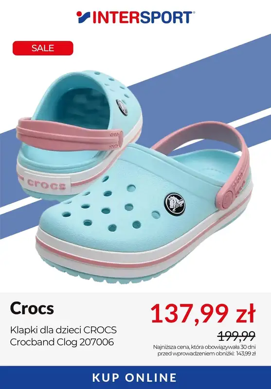 Intersport - gazetka promocyjna Crocsy nawet 99 zł taniej! od wtorku 15.07 do poniedziałku 28.07 - strona 11