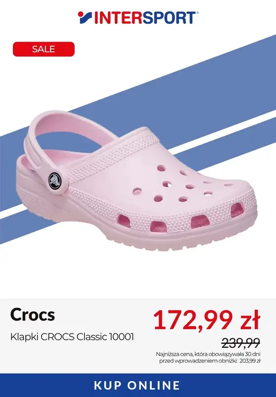 Intersport - gazetka promocyjna Crocsy nawet 99 zł taniej! od wtorku 15.07 do poniedziałku 28.07 - strona 10