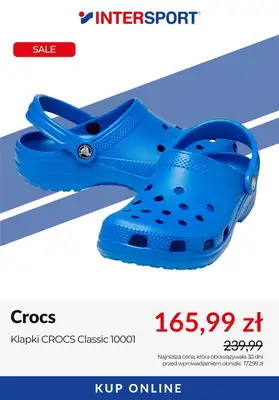 Intersport - gazetka promocyjna Crocsy nawet 99 zł taniej! od wtorku 15.07 do poniedziałku 28.07 - strona 8 Intersport - gazetka promocyjna Crocsy nawet 99 zł taniej! od wtorku 15.07 do poniedziałku 28.07 - strona 8