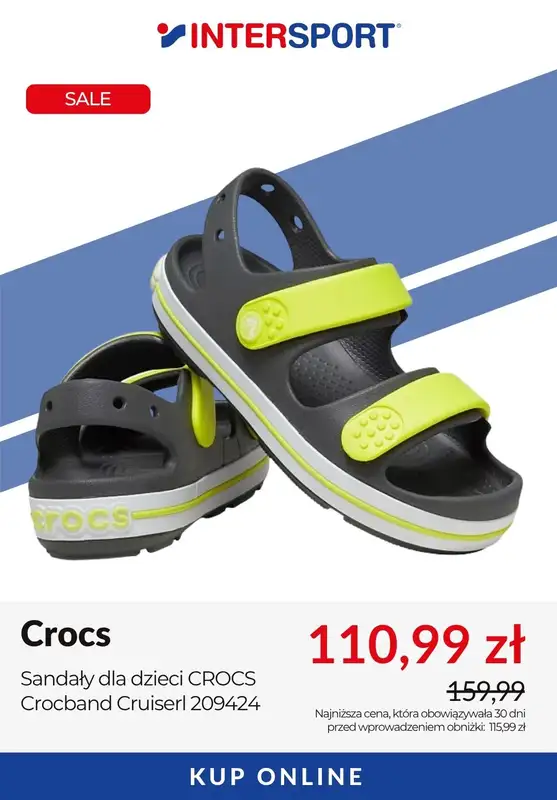 Intersport - gazetka promocyjna Crocsy nawet 99 zł taniej! od wtorku 15.07 do poniedziałku 28.07 - strona 6