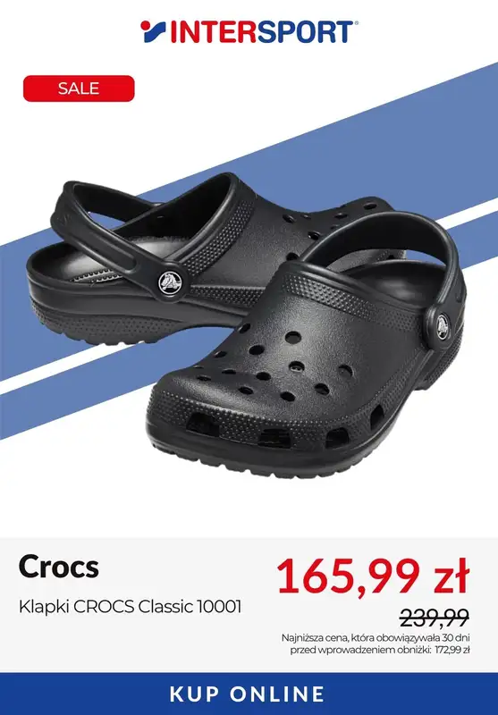 Intersport - gazetka promocyjna Crocsy nawet 99 zł taniej! od wtorku 15.07 do poniedziałku 28.07 - strona 14