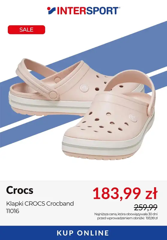 Intersport - gazetka promocyjna Crocsy nawet 99 zł taniej! od wtorku 15.07 do poniedziałku 28.07 - strona 15