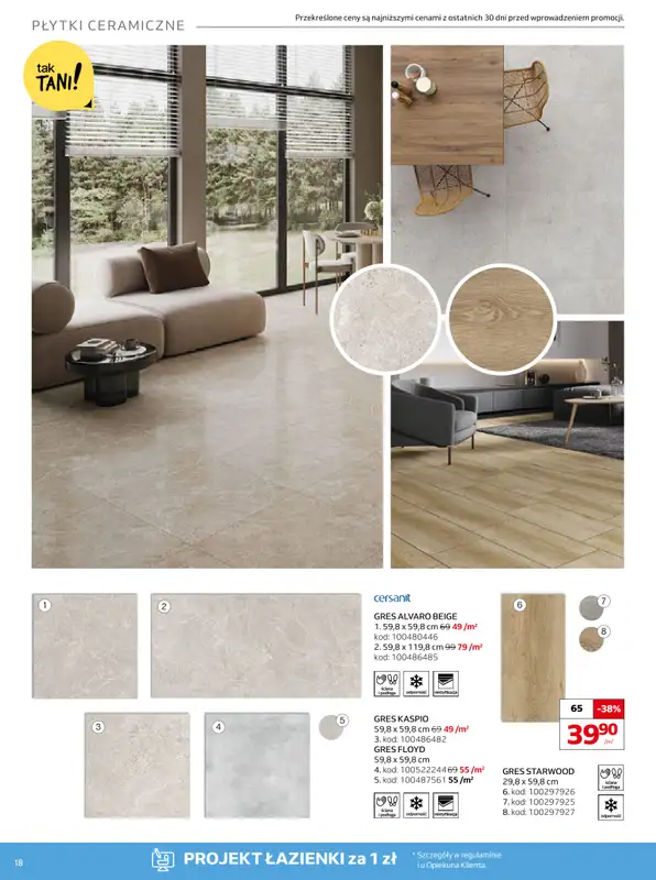 Komfort - gazetka promocyjna Gazetka od środy 16.07 do wtorku 12.08 - strona 18