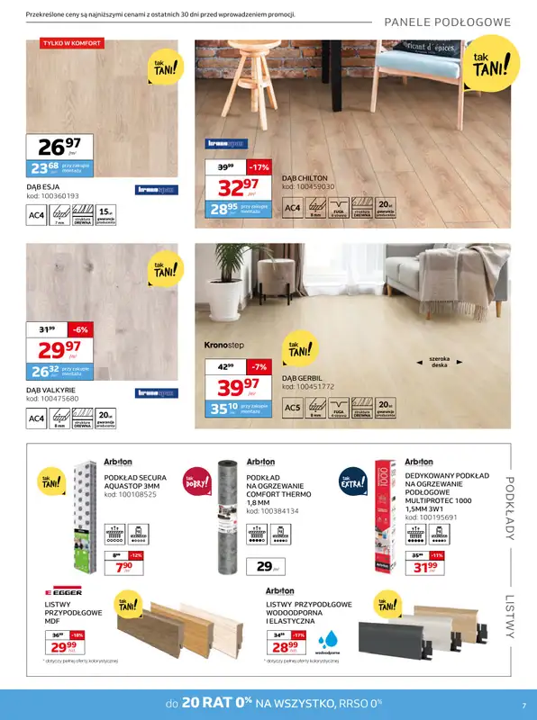 Komfort - gazetka promocyjna Gazetka od środy 16.07 do wtorku 12.08 - strona 7