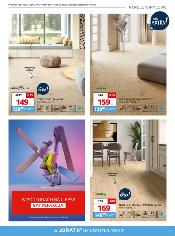 Komfort - gazetka promocyjna Gazetka od środy 16.07 do wtorku 12.08 - strona 5