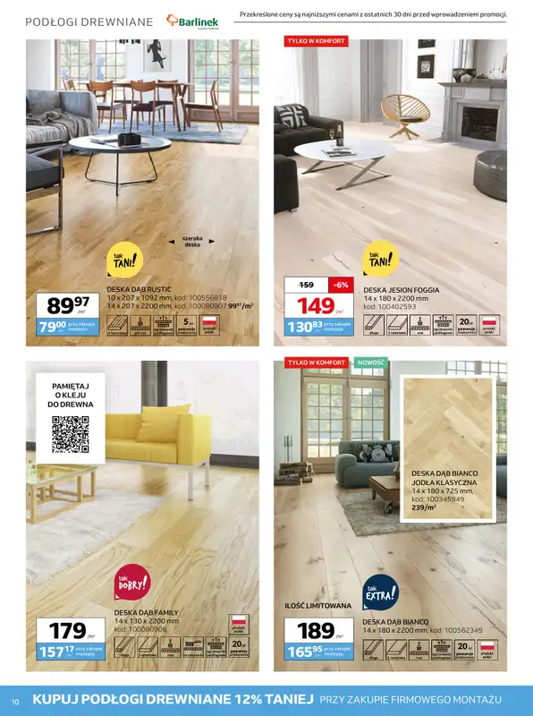 Komfort - gazetka promocyjna Gazetka od środy 16.07 do wtorku 12.08 - strona 10