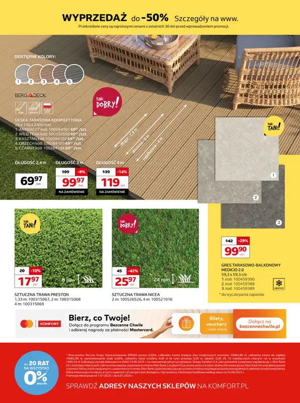 Komfort - gazetka promocyjna Gazetka od środy 16.07 do wtorku 12.08 - strona 40
