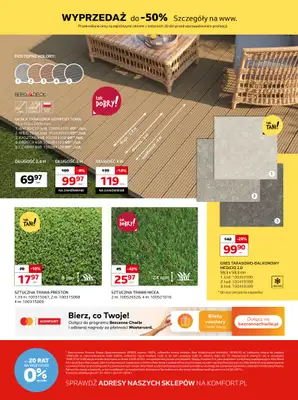 Komfort - gazetka promocyjna Gazetka od środy 16.07 do wtorku 12.08 - strona 40 Komfort - gazetka promocyjna Gazetka od środy 16.07 do wtorku 12.08 - strona 40