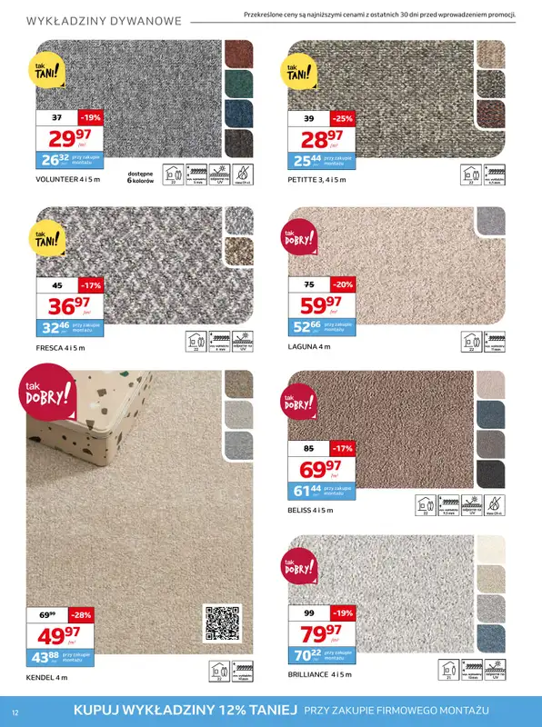 Komfort - gazetka promocyjna Gazetka od środy 16.07 do wtorku 12.08 - strona 12