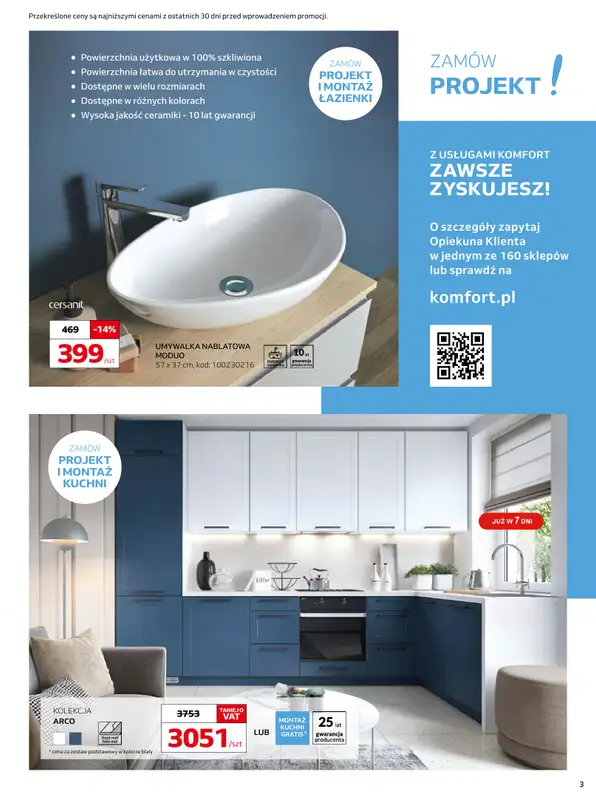 Komfort - gazetka promocyjna Gazetka od środy 16.07 do wtorku 12.08 - strona 3