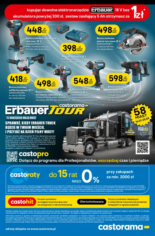 Castorama - gazetka promocyjna Gazetka od środy 16.07 do wtorku 29.07 - strona 15