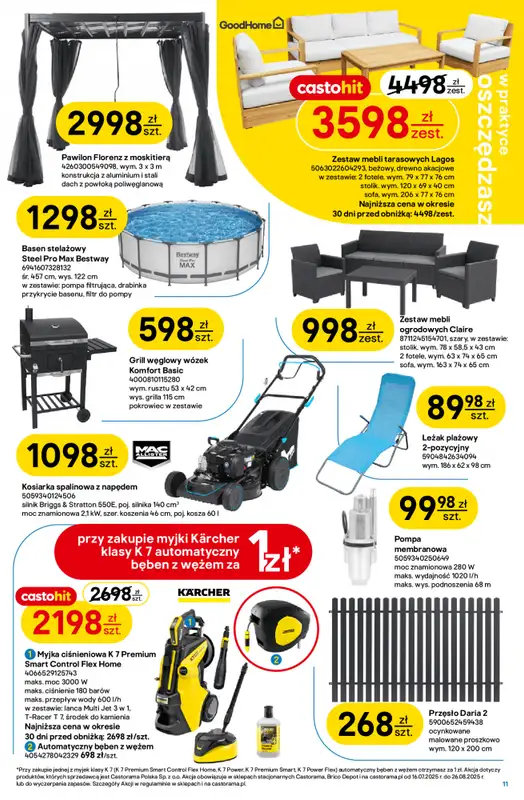 Castorama - gazetka promocyjna Gazetka od środy 16.07 do wtorku 29.07 - strona 10