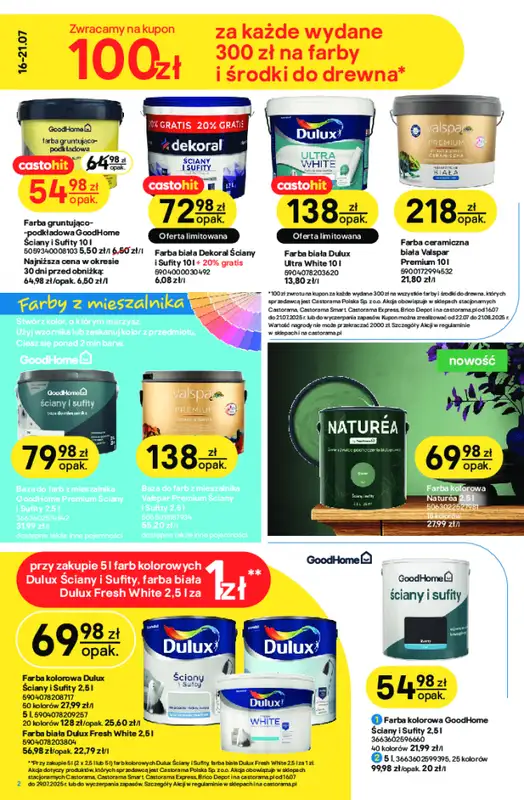 Castorama - gazetka promocyjna Gazetka od środy 16.07 do wtorku 29.07 - strona 16