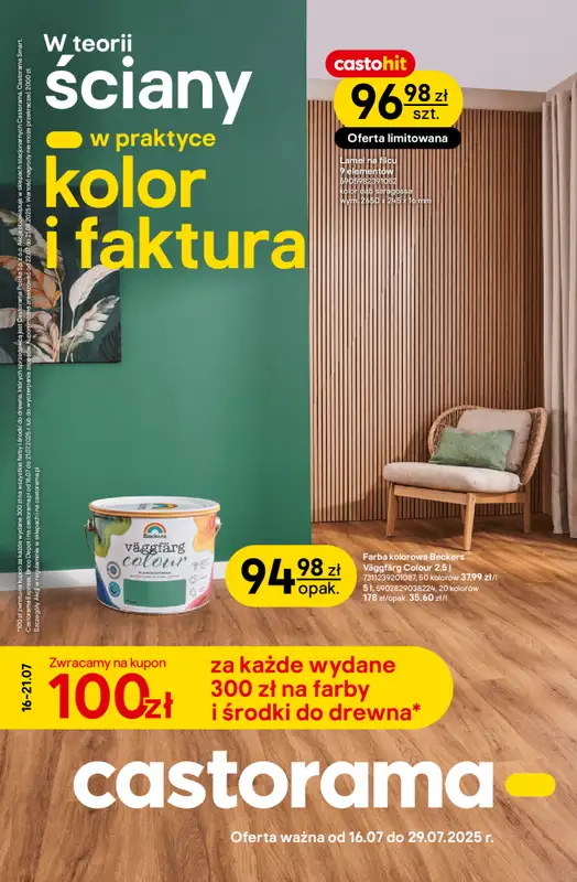 Castorama - gazetka promocyjna Gazetka od środy 16.07 do wtorku 29.07