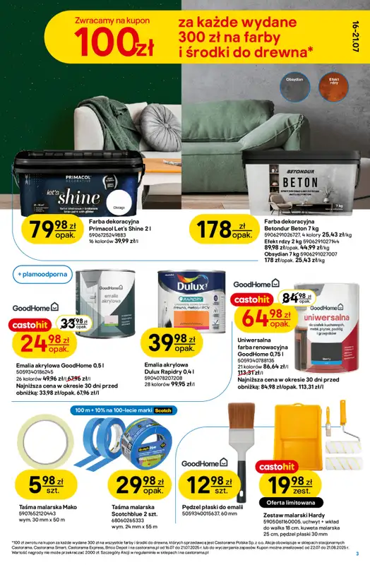 Castorama - gazetka promocyjna Gazetka od środy 16.07 do wtorku 29.07 - strona 2