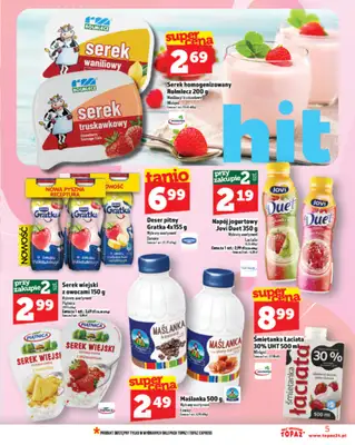 TOPAZ - gazetka promocyjna Gazetka od czwartku 24.07 do środy 30.07 - strona 5 TOPAZ - gazetka promocyjna Gazetka od czwartku 24.07 do środy 30.07 - strona 5