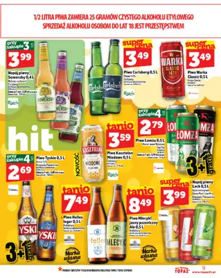 TOPAZ - gazetka promocyjna Gazetka od czwartku 24.07 do środy 30.07 - strona 9 TOPAZ - gazetka promocyjna Gazetka od czwartku 24.07 do środy 30.07 - strona 9