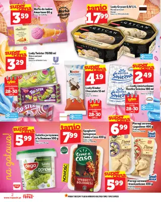 TOPAZ - gazetka promocyjna Gazetka od czwartku 24.07 do środy 30.07 - strona 2 TOPAZ - gazetka promocyjna Gazetka od czwartku 24.07 do środy 30.07 - strona 2