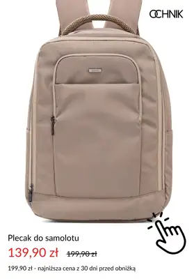 Ochnik - gazetka promocyjna Plecaki do samolotu od środy 16.07  - strona 4