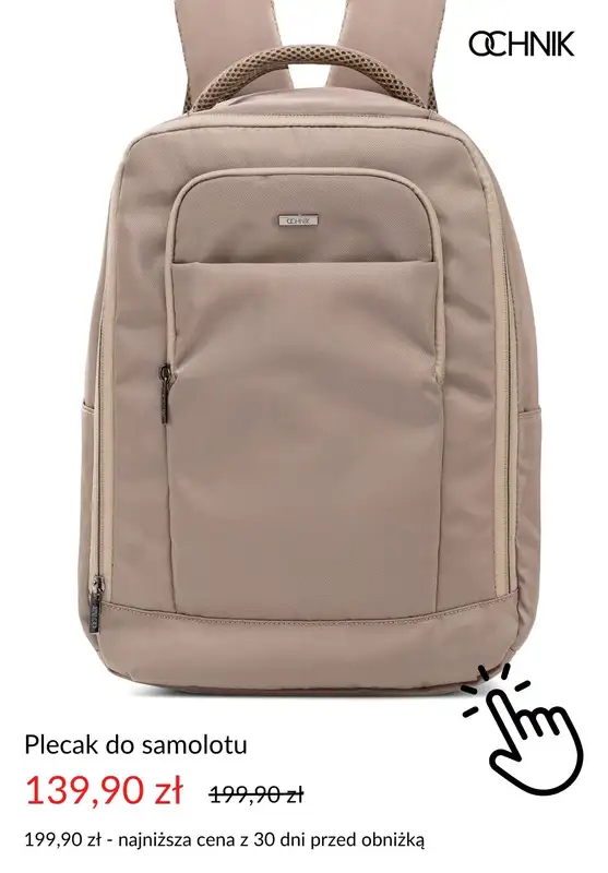 Ochnik - gazetka promocyjna Plecaki do samolotu od środy 16.07  - strona 4