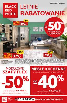Black Red White - gazetka promocyjna Letnie rabatowanie do -50% od czwartku 17.07 do niedzieli 03.08