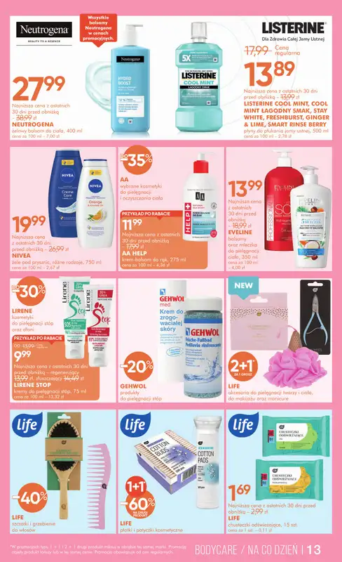 Super-Pharm - gazetka promocyjna Gazetka Lekkie formuły od soboty 19.07 do niedzieli 03.08 - strona 13