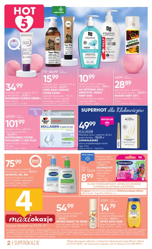 Super-Pharm - gazetka promocyjna Gazetka Lekkie formuły od soboty 19.07 do niedzieli 03.08 - strona 2