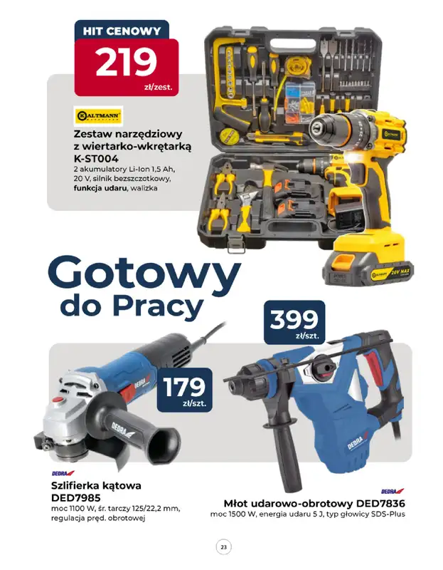 PSB Mrówka - gazetka promocyjna Gazetka od czwartku 17.07 do soboty 19.07 - strona 23