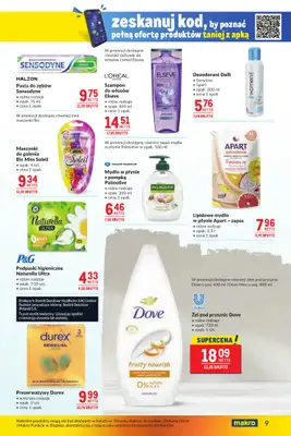 Makro - gazetka promocyjna Oferta dla biura i domu od wtorku 22.07 do poniedziałku 18.08 - strona 9