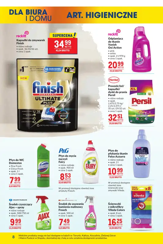 Makro - gazetka promocyjna Oferta dla biura i domu od wtorku 22.07 do poniedziałku 18.08 - strona 8