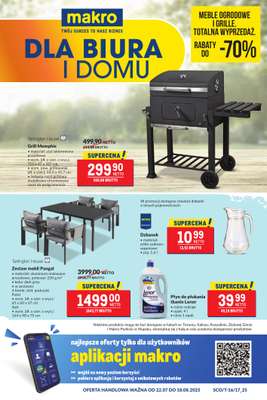 Makro - gazetka promocyjna Oferta dla biura i domu od wtorku 22.07 do poniedziałku 18.08