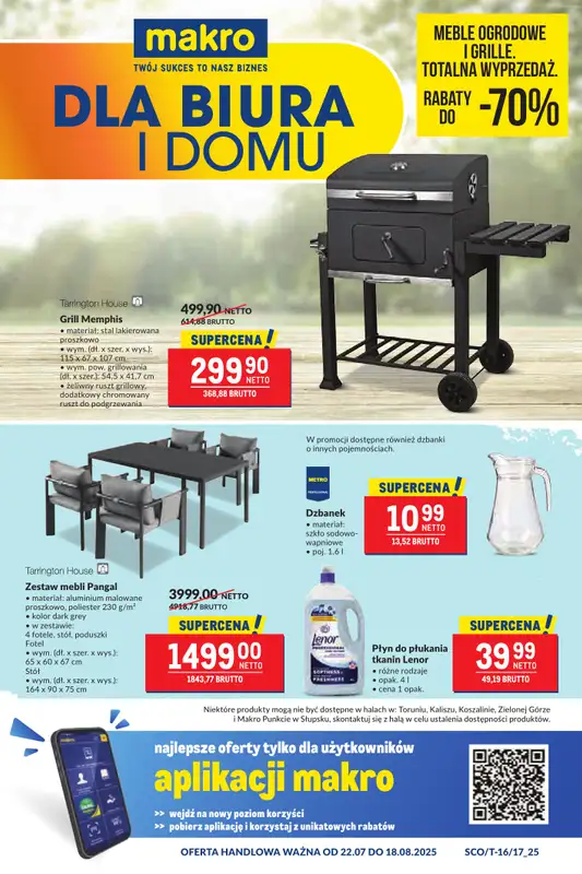 Makro - gazetka promocyjna Oferta dla biura i domu od wtorku 22.07 do poniedziałku 18.08
