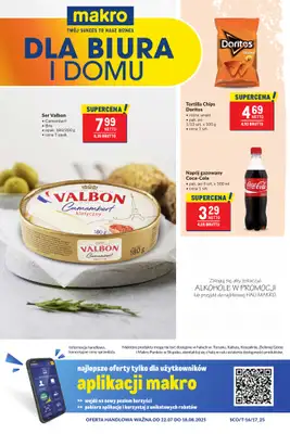 Makro - gazetka promocyjna Oferta dla biura i domu od wtorku 22.07 do poniedziałku 18.08 - strona 18