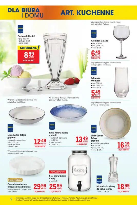 Makro - gazetka promocyjna Oferta dla biura i domu od wtorku 22.07 do poniedziałku 18.08 - strona 2