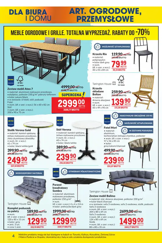Makro - gazetka promocyjna Oferta dla biura i domu od wtorku 22.07 do poniedziałku 18.08 - strona 4