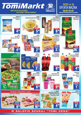 Tomi Markt - gazetka promocyjna Gazetka od piątku 18.07 do czwartku 31.07