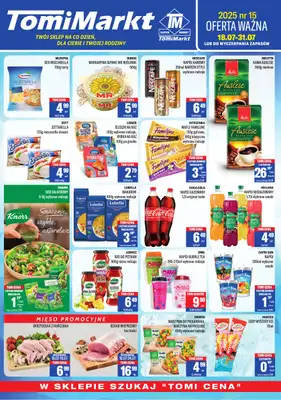 Tomi Markt - gazetka promocyjna Gazetka od piątku 18.07 do czwartku 31.07