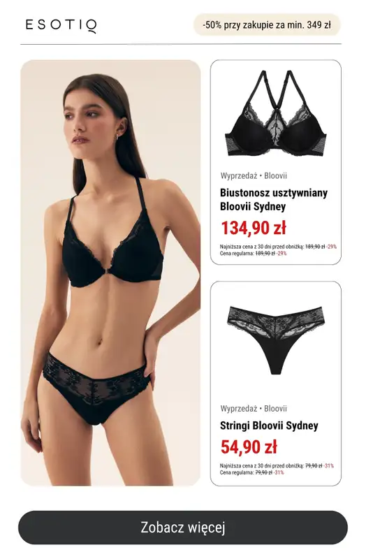 Esotiq - gazetka promocyjna -50% przy zakupach za min. 349 zł od poniedziałku 21.07  - strona 3
