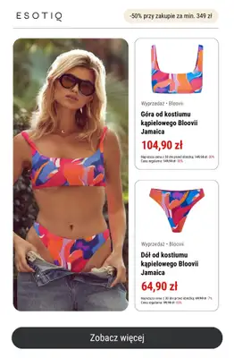 Esotiq - gazetka promocyjna -50% przy zakupach za min. 349 zł od poniedziałku 21.07  - strona 8 Esotiq - gazetka promocyjna -50% przy zakupach za min. 349 zł od poniedziałku 21.07  - strona 8