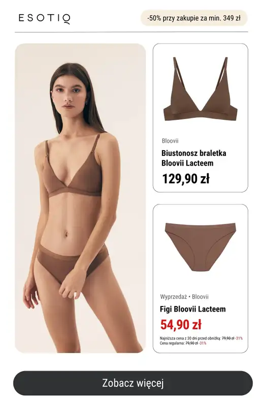 Esotiq - gazetka promocyjna -50% przy zakupach za min. 349 zł od poniedziałku 21.07  - strona 4