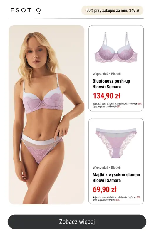 Esotiq - gazetka promocyjna -50% przy zakupach za min. 349 zł od poniedziałku 21.07  - strona 5