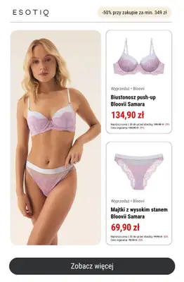 Esotiq - gazetka promocyjna -50% przy zakupach za min. 349 zł od poniedziałku 21.07  - strona 5 Esotiq - gazetka promocyjna -50% przy zakupach za min. 349 zł od poniedziałku 21.07  - strona 5